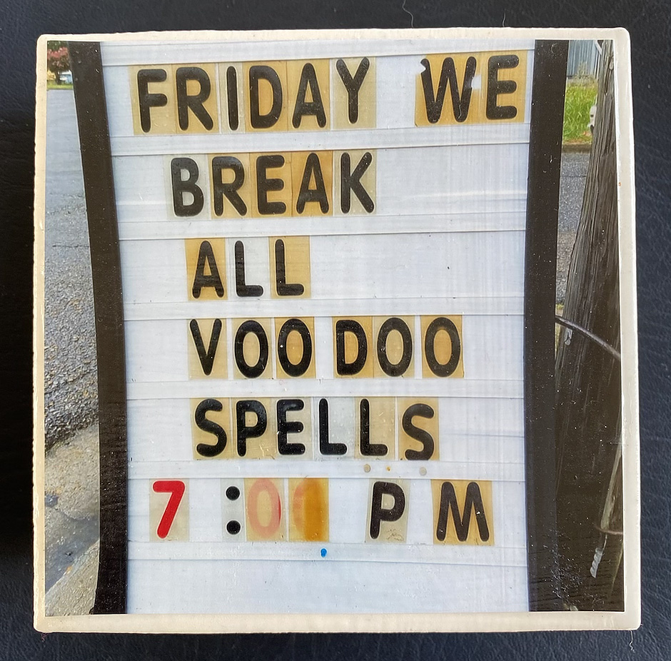 voodoo coasters - Terry Gaskins Art